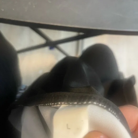 Black and Blue Patterned Bikini Set with black  waist sarong - Picture 9 of 10